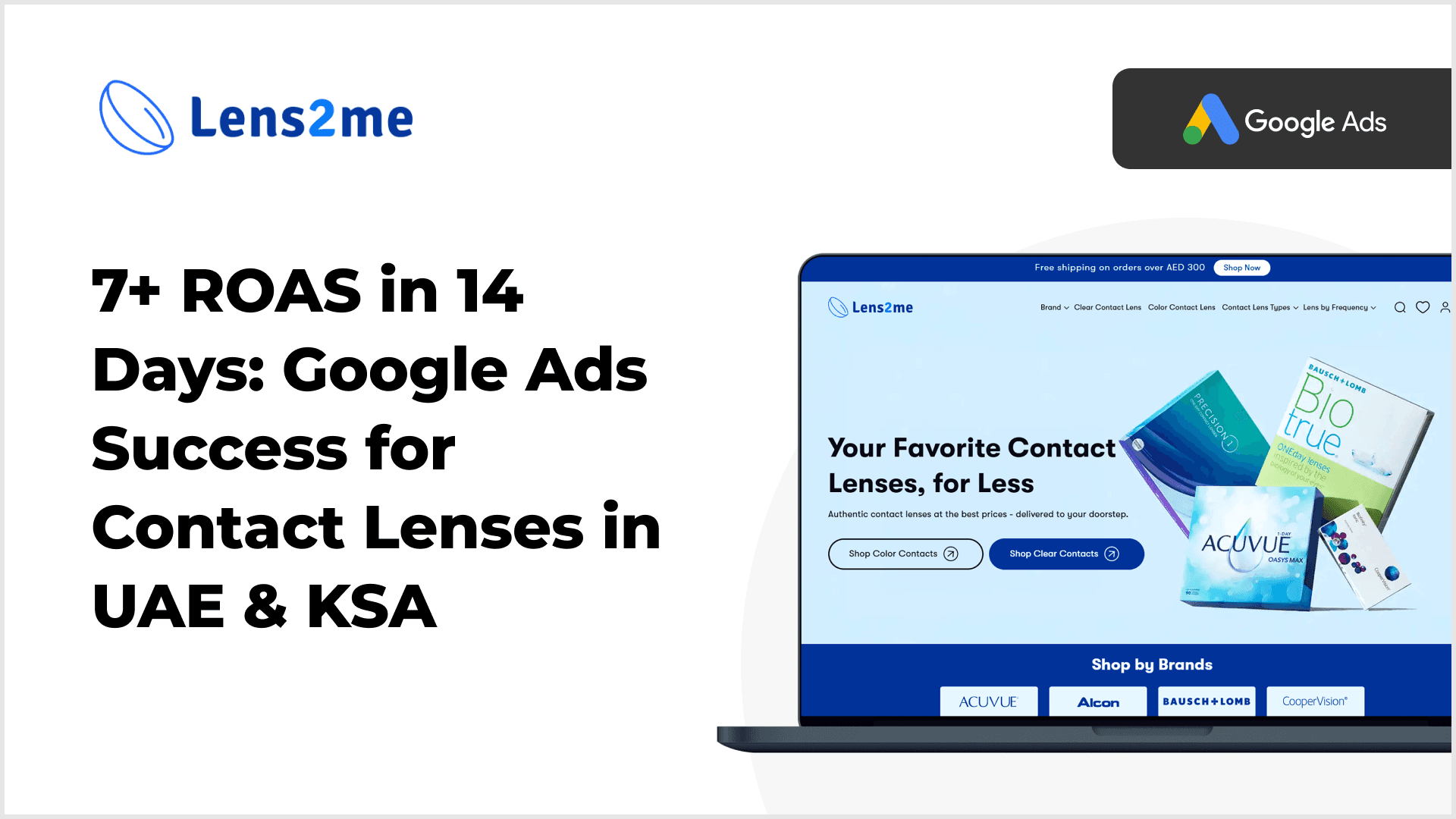 Google Ads ROAS case Google Ads ROAS 7+ case study